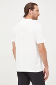 Бавовняна футболка United Colors of Benetton колір білий з аплікацією (2587435)
