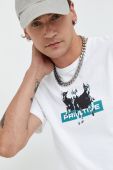 Бавовняна футболка Primitive колір білий з принтом (2725455)