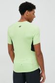Бігова футболка 4F колір зелений з принтом (2780136)