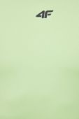 Бігова футболка 4F колір зелений з принтом (2780136)