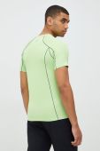 Бігова футболка 4F колір зелений з принтом (2674202)