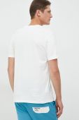 Бавовняна футболка United Colors of Benetton колір білий з принтом (2756224)