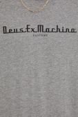Бавовняна футболка Deus Ex Machina колір сірий з принтом