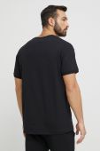Футболка HUGO чоловічий колір чорний однотонний
