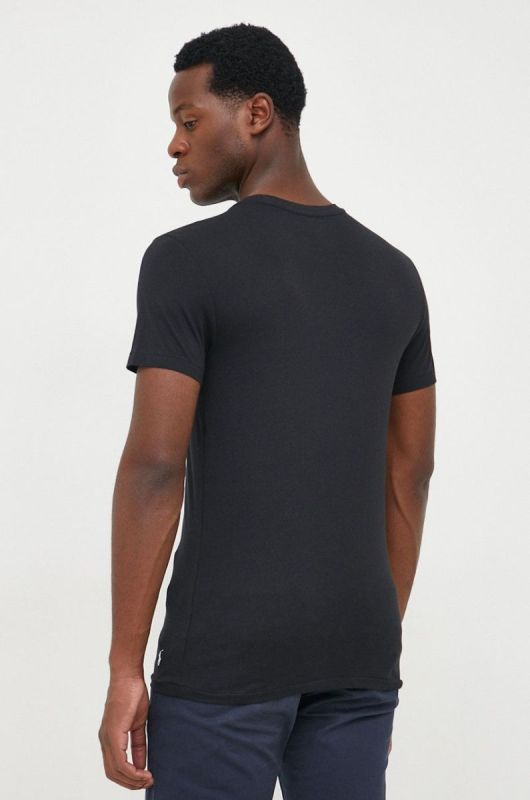 Бавовняна футболка Polo Ralph Lauren 3 - Pack колір чорний фото 3