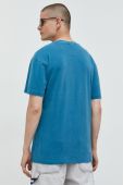 Бавовняна футболка Tommy Jeans колір бірюзовий однотонний