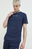 Бавовняна футболка Tommy Jeans колір синій з аплікацією (2826930)