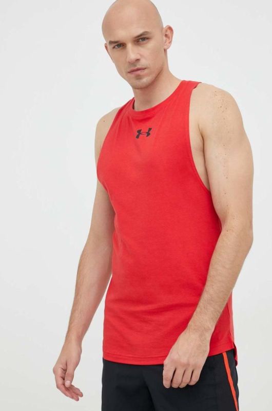 Футболка Under Armour Baseline чоловіча колір червоний