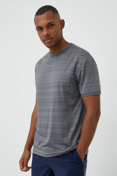 Тренувальна футболка Diadora Be One Ft колір сірий візерунок