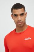 Тренувальна футболка Diadora колір червоний однотонний