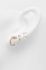 Сережки AllSaints 3-pack колір срібний (3260692)