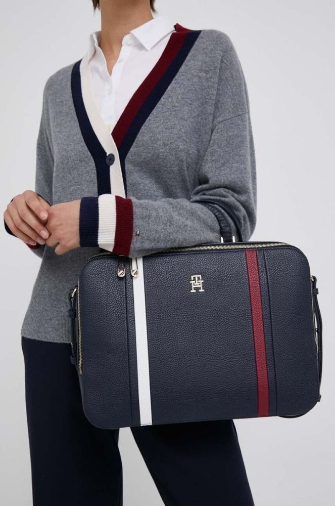 Сумка для ноутбука Tommy Hilfiger колір синій (3327427) фото 7