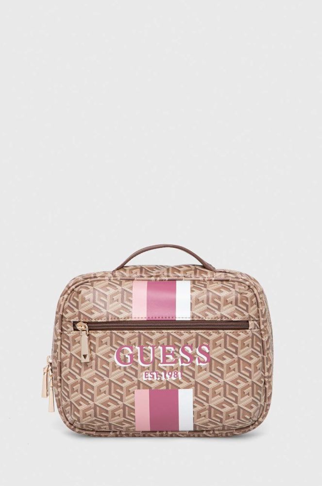 Косметичка Guess колір бежевий (3383070)