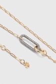 Позолочене кольє Tory Burch колір золотий (3326999)