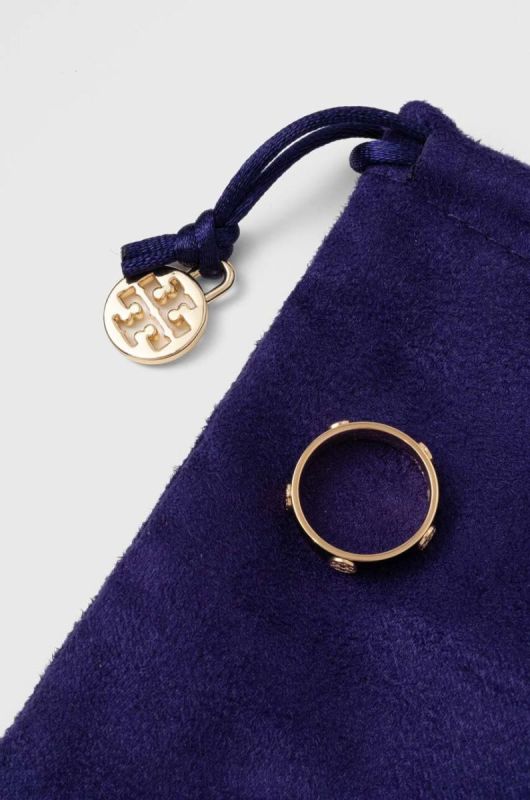 Перстень Tory Burch колір чорний фото 2