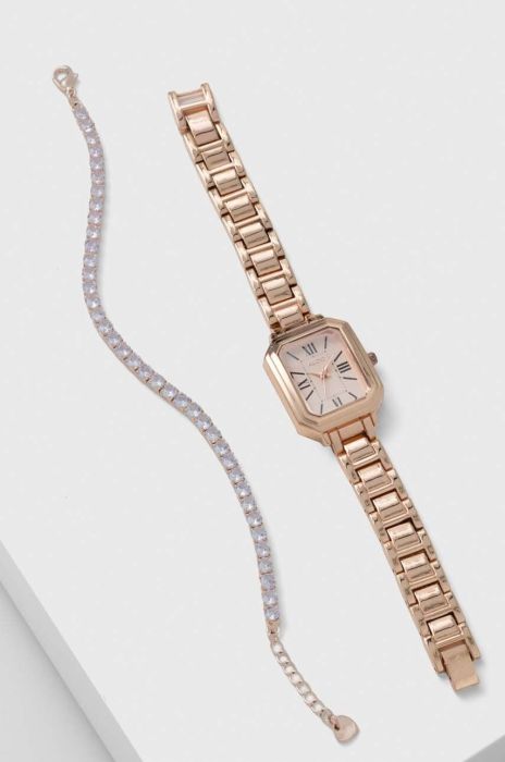 Годинник і браслет Aldo THUNAD колір рожевий THUNAD.653