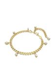 Браслет на ногу Swarovski 5665499 DEXTERA колір золотий Браслет на ногу Swarovski 5665499 DEXTERA колір золотий