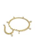 Браслет на ногу Swarovski 5665499 DEXTERA колір золотий Браслет на ногу Swarovski 5665499 DEXTERA колір золотий