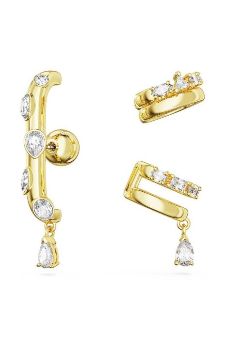 Сережка Swarovski DEXTERA 3-pack колір золотий (3375959)