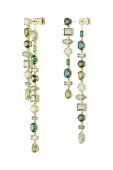 Сережки Swarovski GEMA колір зелений (3392461)