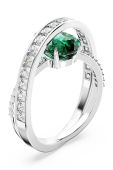 Перстень Swarovski 5665361 HYPERBOLA колір срібний