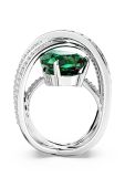Перстень Swarovski HYPERBOLA колір срібний (3471995)