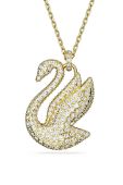 Ланцюжок Swarovski 5649773 ICONIC SWAN колір червоний