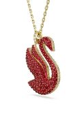 Ланцюжок Swarovski 5649773 ICONIC SWAN колір червоний