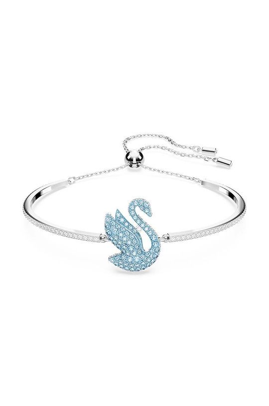 Браслет Swarovski ICONIC SWAN жіночий колір блакитний (3376030)