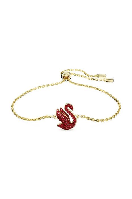 Браслет Swarovski ICONIC SWAN жіночий колір червоний (3376058)