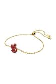 Браслет Swarovski ICONIC SWAN жіночий колір червоний (3376058)