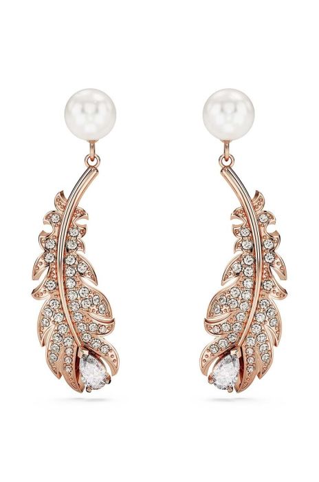 Сережки Swarovski NICE колір золотий (3376097)