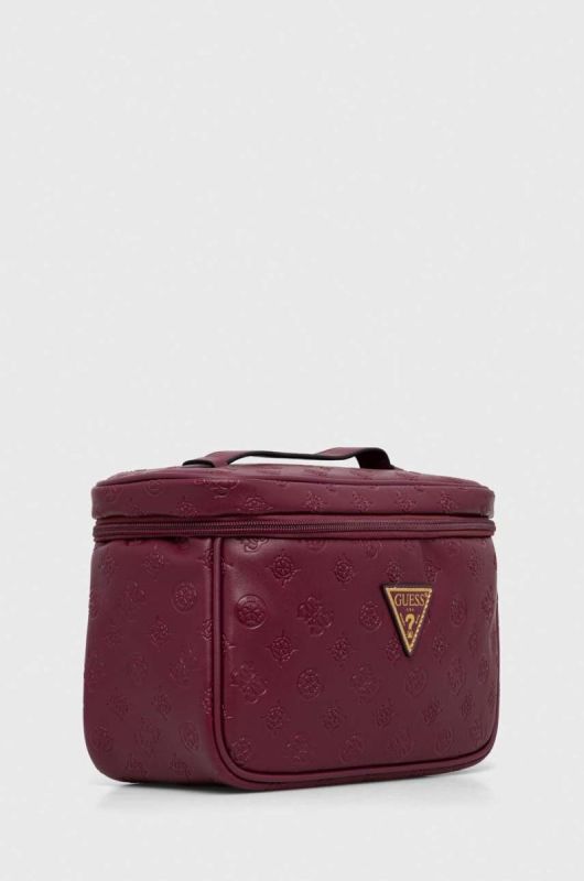 Косметичка Guess колір бордовий (3499805) фото 2