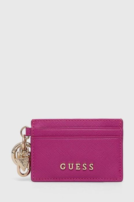 Чохол на банківські карти Guess колір рожевий (3577295)