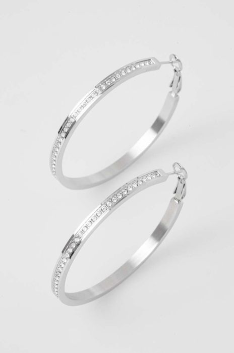 Сережки Guess колір срібний (3559224)
