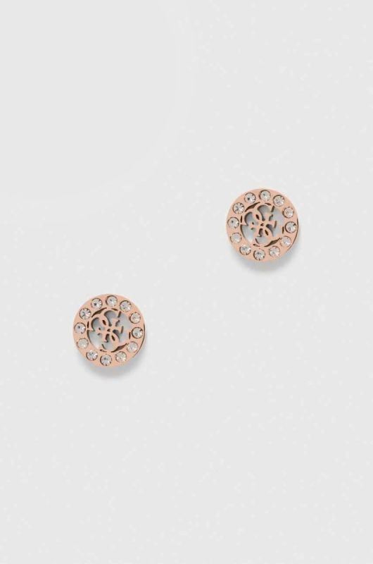 Сережки Guess колір рожевий (3592602)