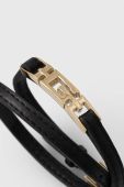 Шкіряний браслет Guess жіноча колір чорний (3678282)