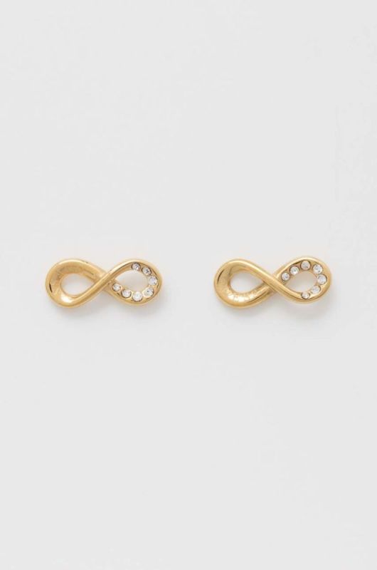 Сережки Guess колір золотий (3577309)