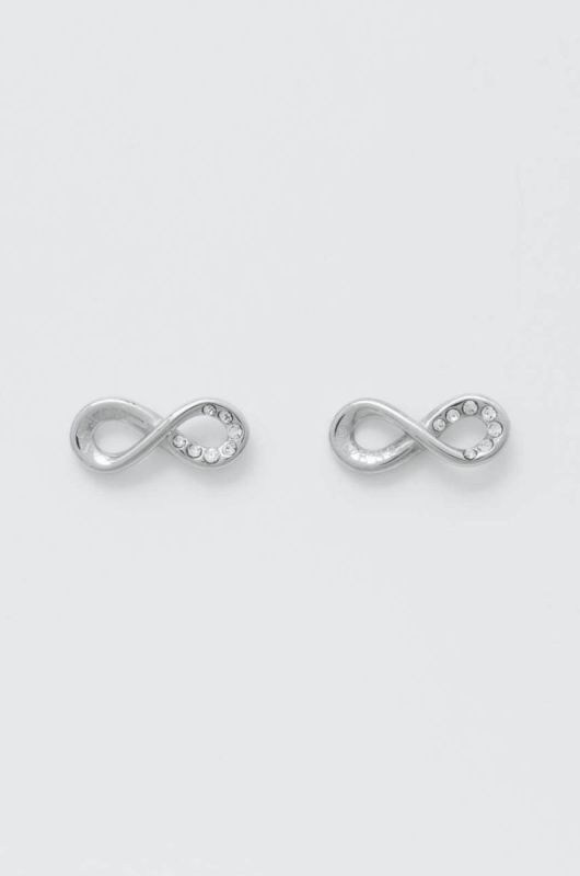 Сережки Guess колір срібний (3577308)