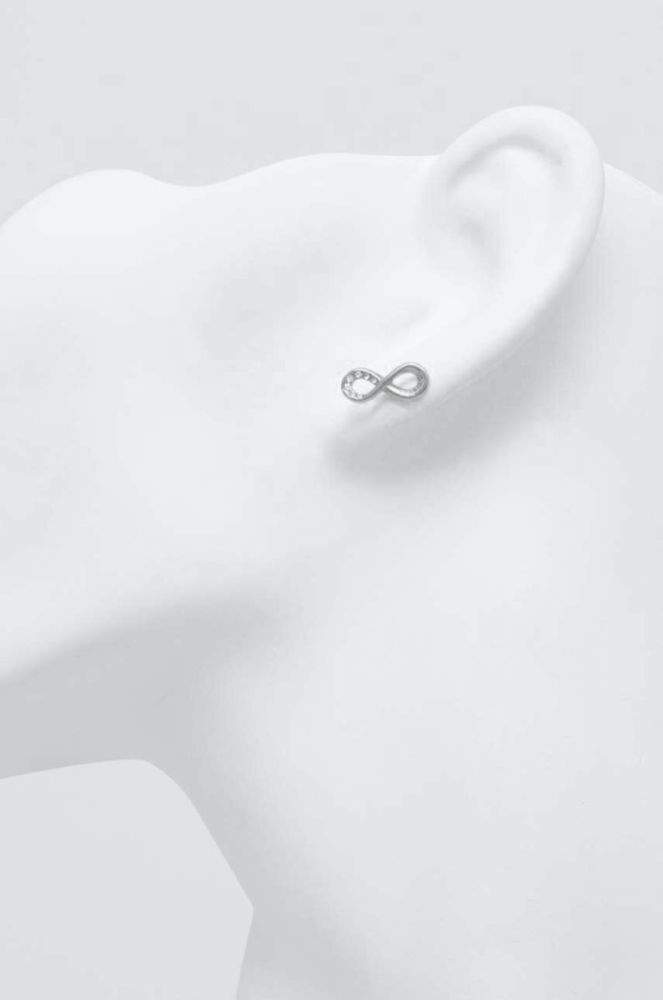 Сережки Guess колір срібний (3577308) фото 2