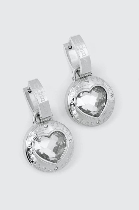 Сережки Guess колір срібний (3577613)