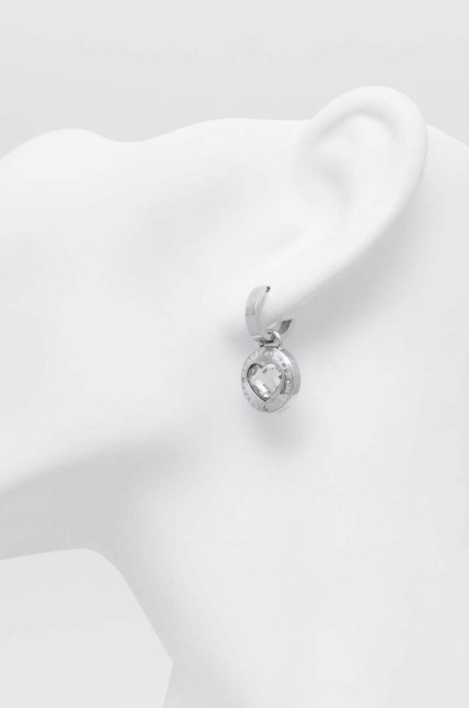 Сережки Guess колір срібний (3577613) фото 2