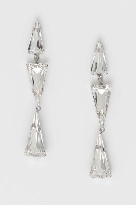 Сережки Patrizia Pepe колір срібний (3678285)