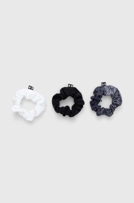 Резинки для волосся Under Armour Blitzing Scrunchie 3-pack колір чорний