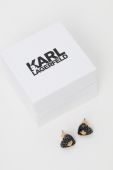 Сережки Karl Lagerfeld колір чорний (3653245)