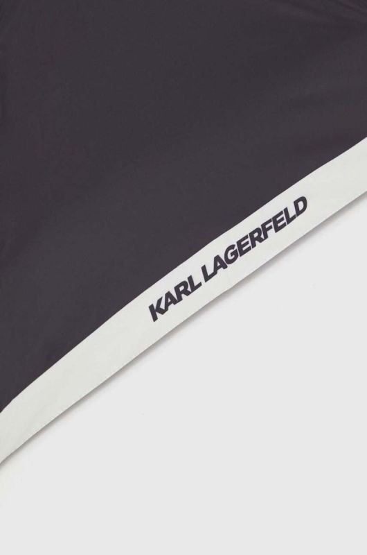Парасоля Karl Lagerfeld колір чорний (3519620) фото 2