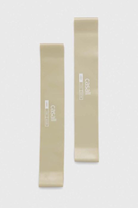 Стрічки опору для вправ Casall Light 2-pack колір зелений