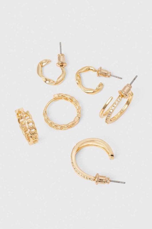Сережки Aldo DEVANANY 3-pack DEVANANY.972 колір золотий