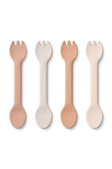Набір дитячих столових приборів Liewood 4-pack колір рожевий (3506019)