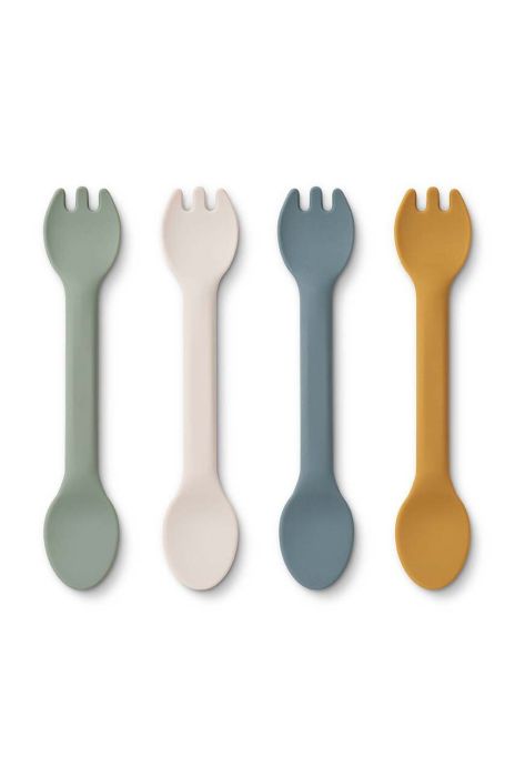 Набір дитячих столових приборів Liewood 4-pack колір зелений (3506020)